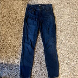 PAIGE Dark Blue Skinny Jeans
